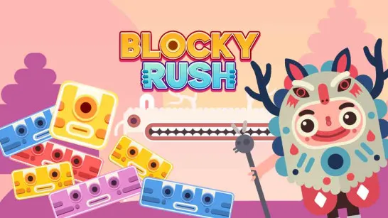 Blocky Rush game Play Blocky Rush game