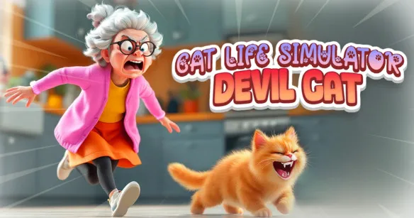 Cat Life Simulator: Devil Cat game Play Cat Life Simulator: Devil Cat game