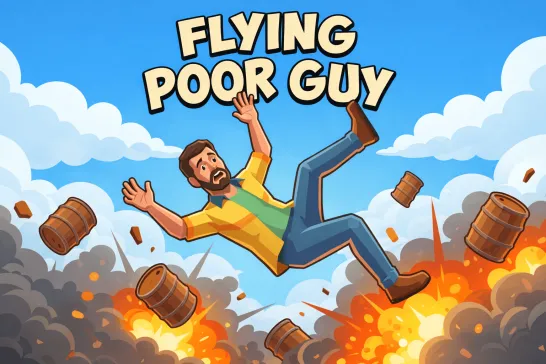 Flying Poor Guy game Play Flying Poor Guy game