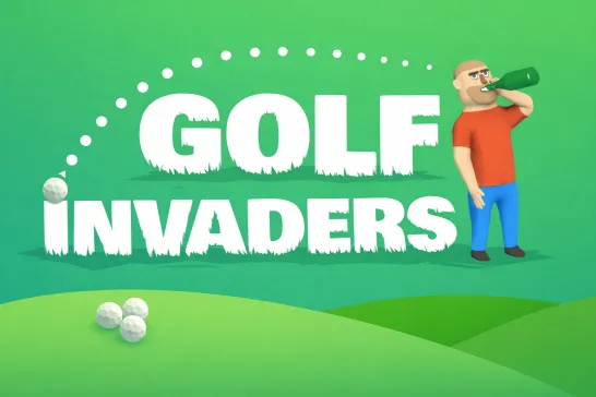 Golf Invaders game Play Golf Invaders game