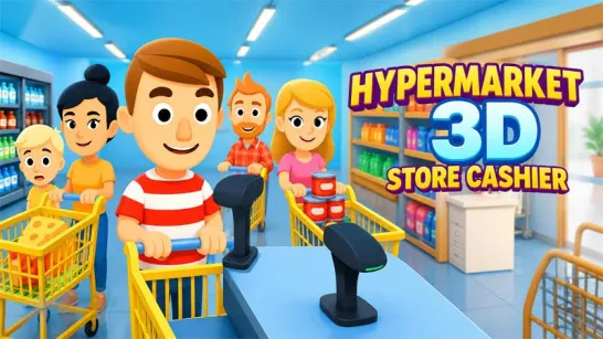 Hypermarket 3D: Store Cashier image