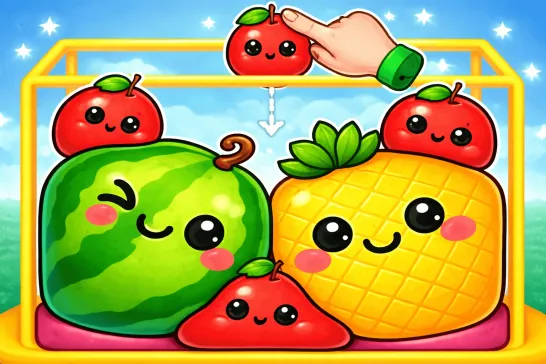 Play Jelly Fruit Merge game