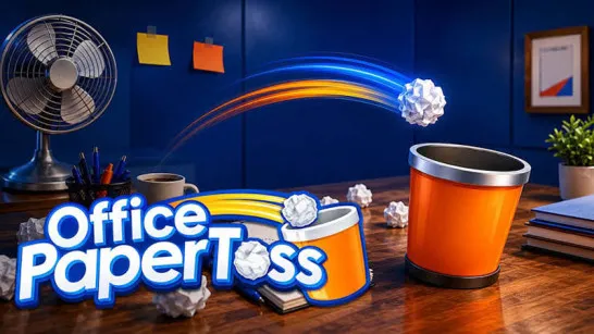 Play Office Paper Toss game