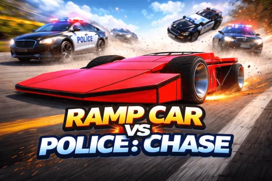 Play Ramp Car vs Police: CHASE game