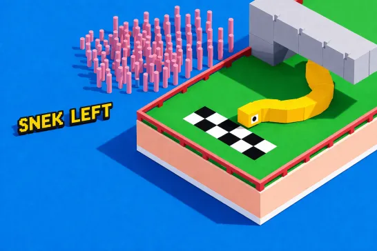 Snek Left game Play Snek Left game