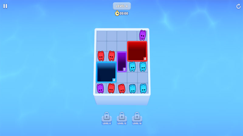 Cube Drop Puzzle