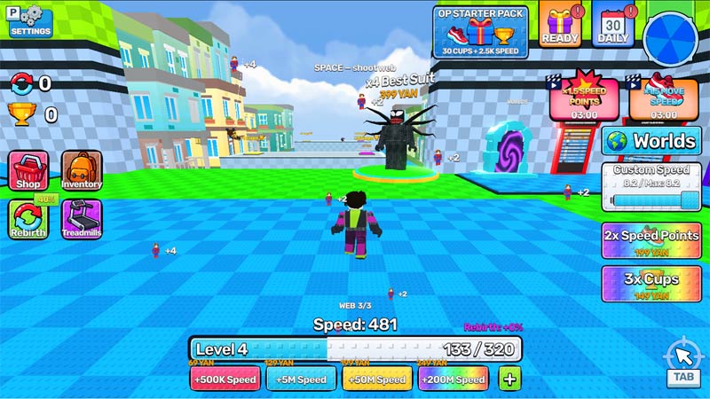 Obby: +1 Web Swing