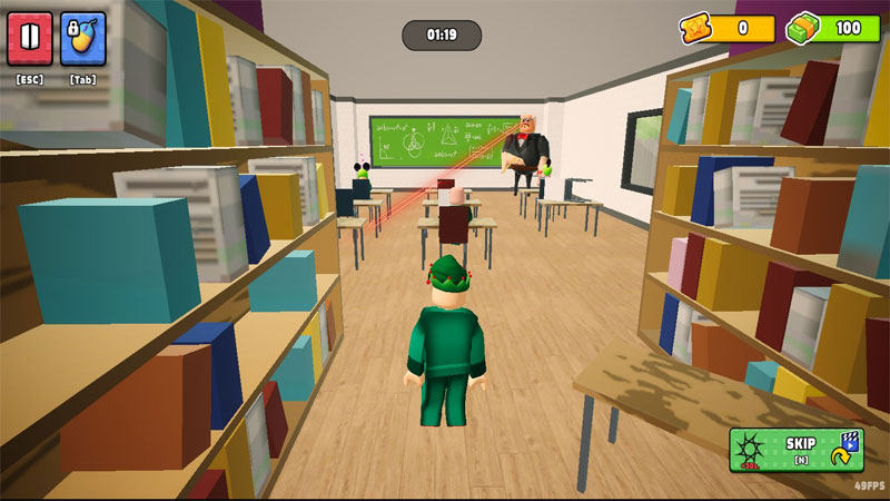 School Escape Obby Run