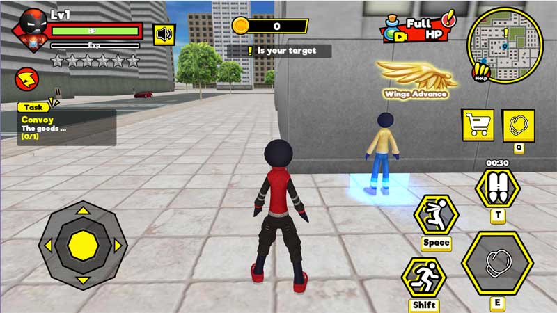 Stick Rope Hero