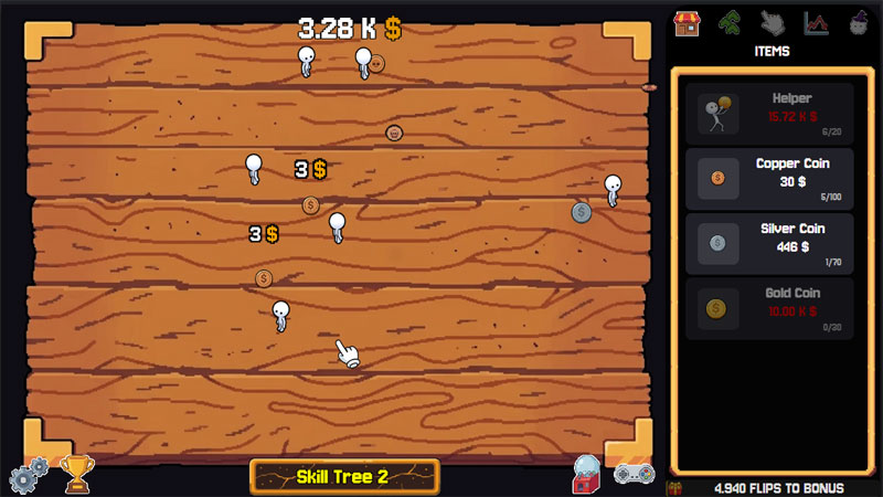 Stickman Coin Flip